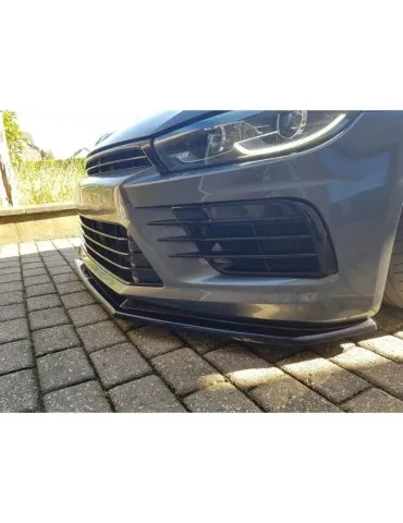 Lame de Pare-chocs Avant / Splitter V.1 VOLKSWAGEN SCIROCCO Mk.3 R Facelift - Maxton