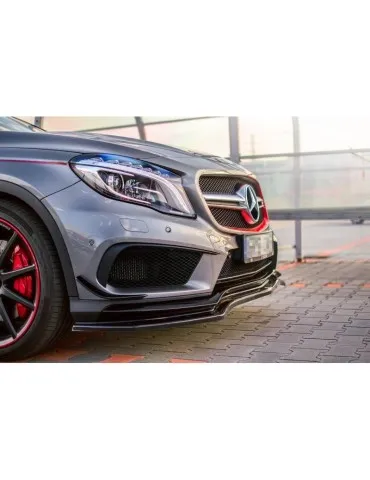 Lame de Pare-chocs Avant / Splitter MERCEDES-BENZ GLA 45 AMG SUV (X156) Avant Facelift - Maxton
