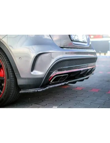 Diffuseur Lame / Diffuseur centrale Arrière (avec une barre verticale) MERCEDES-BENZ GLA 45 AMG SUV (X156) Avant Facelift - Ma