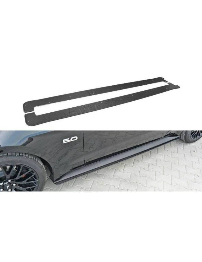 Extension / Rajout de Bas de caisse sport FORD MUSTANG GT Mk6 Carbone - Maxton
