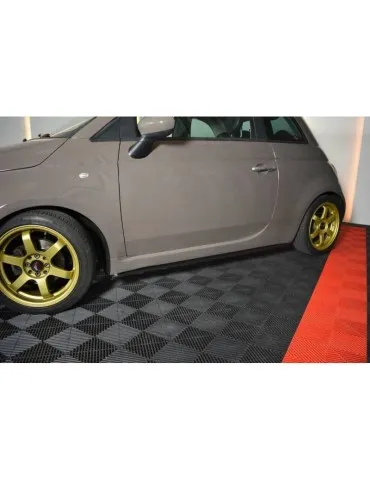 Set de Diffuseur de Bas de Caisse FIAT 500 HATCHBACK Avant Facelift - Maxton