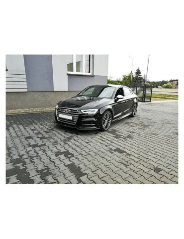 Lame de Pare-chocs Avant V.2 AUDI S3 / A3 S-LINE 8V FL Sedan - Maxton