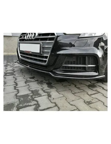 Lame de Pare-chocs Avant V.2 AUDI S3 / A3 S-LINE 8V FL Sedan - Maxton