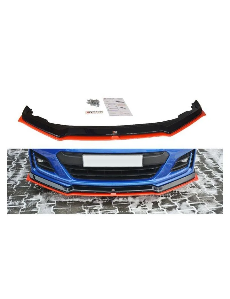 Lame de Pare-chocs Avant / Splitter V.5 SUBARU BRZ Facelift   + - Maxton