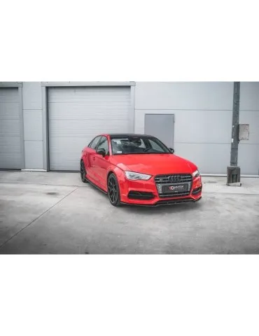 Extension / Rajout de Bas de caisse V.1 AUDI S3 / A3 S-LINE 8V / 8V FL Sedan - Maxton