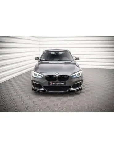 Lame de Pare-chocs Avant / Splitter V.3 BMW 1 F20/F21 M-Power - Maxton