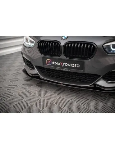 Lame de Pare-chocs Avant / Splitter V.3 BMW 1 F20/F21 M-Power - Maxton
