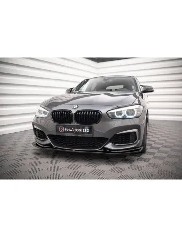 Lame de Pare-chocs Avant / Splitter V.3 BMW 1 F20/F21 M-Power - Maxton