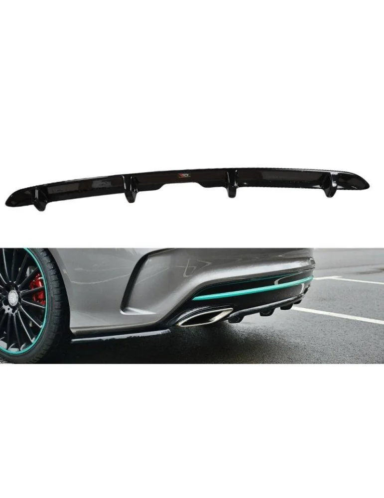 Lame / Diffuseur du Pare-chocs Arrière MERCEDES-BENZ CLA C117 AMG-LINE Facelift - Maxton