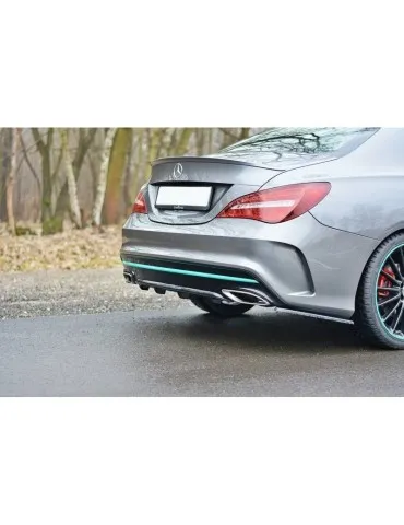 Lame / Diffuseur du Pare-chocs Arrière MERCEDES-BENZ CLA C117 AMG-LINE Facelift - Maxton