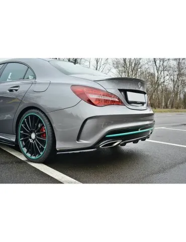 Lame / Diffuseur du Pare-chocs Arrière MERCEDES-BENZ CLA C117 AMG-LINE Facelift - Maxton