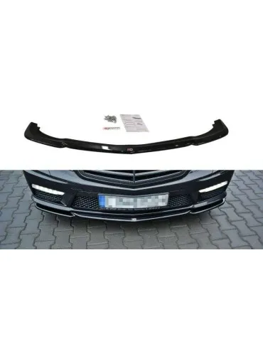 Lame de Pare-chocs Avant / Splitter V.1 MERCEDES-BENZ E63 AMG W212 - Maxton