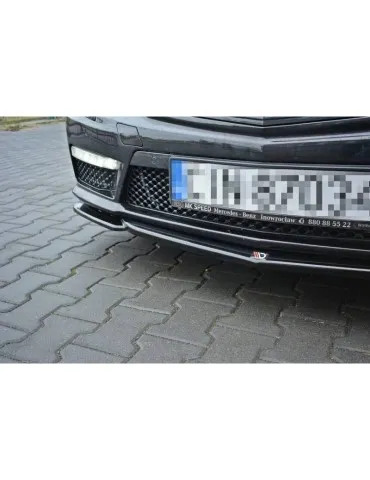 Lame de Pare-chocs Avant / Splitter V.1 MERCEDES-BENZ E63 AMG W212 - Maxton