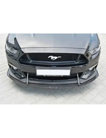 Lame de Pare-chocs sport Avant FORD MUSTANG GT Mk6 Carbone - Maxton