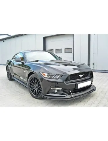 Lame de Pare-chocs sport Avant FORD MUSTANG GT Mk6 Carbone - Maxton