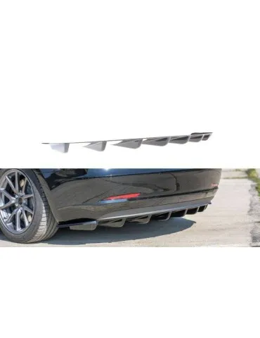 Lame / Diffuseur du Pare-chocs Arrière Tesla Model 3 - Maxton