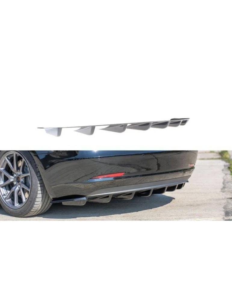 Lame / Diffuseur du Pare-chocs Arrière Tesla Model 3 - Maxton