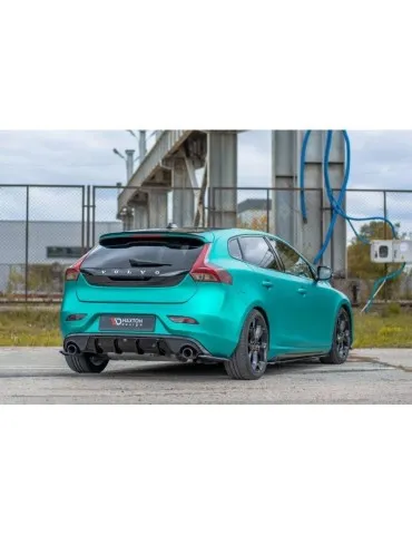 Lame / Diffuseur du Pare-chocs Arrière VOLVO V40 R-design - Maxton