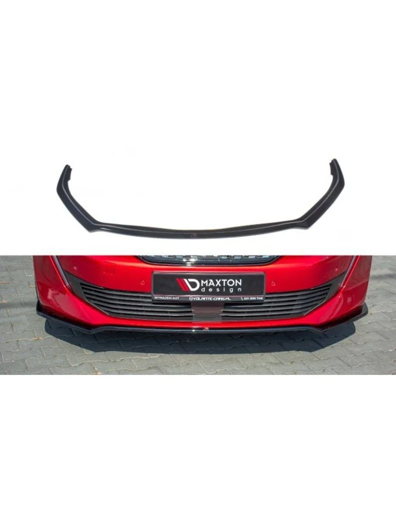 Lame de Pare-chocs Avant / Splitter V.1 PEUGEOT 508 MK2 - Maxton
