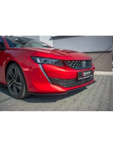 Lame de Pare-chocs Avant / Splitter V.1 PEUGEOT 508 MK2 - Maxton