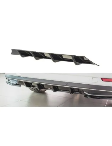 Lame / Diffuseur du Pare-chocs Arrière SKODA SUPERB MK3 FL - Maxton