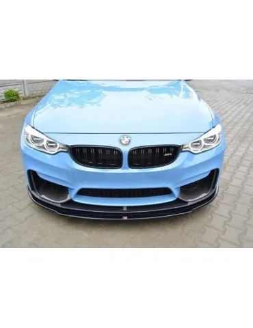 Lame de Pare-chocs Avant / Splitter BMW M4 F82 M-performance - Maxton