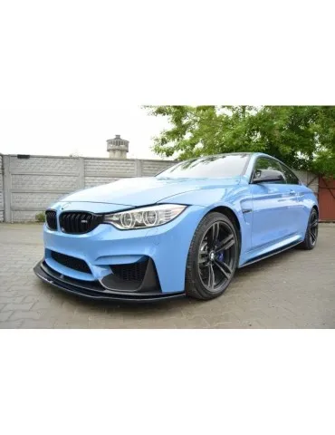 Lame de Pare-chocs Avant / Splitter BMW M4 F82 M-performance - Maxton