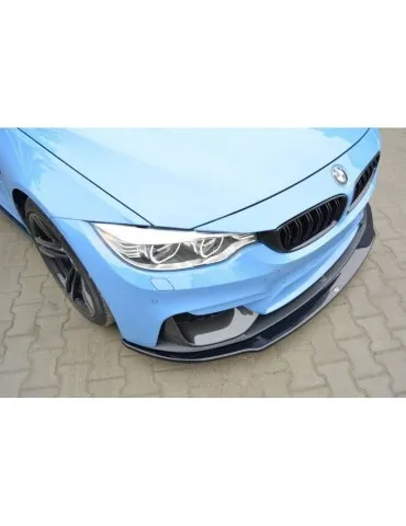 Lame de Pare-chocs Avant / Splitter BMW M4 F82 M-performance - Maxton