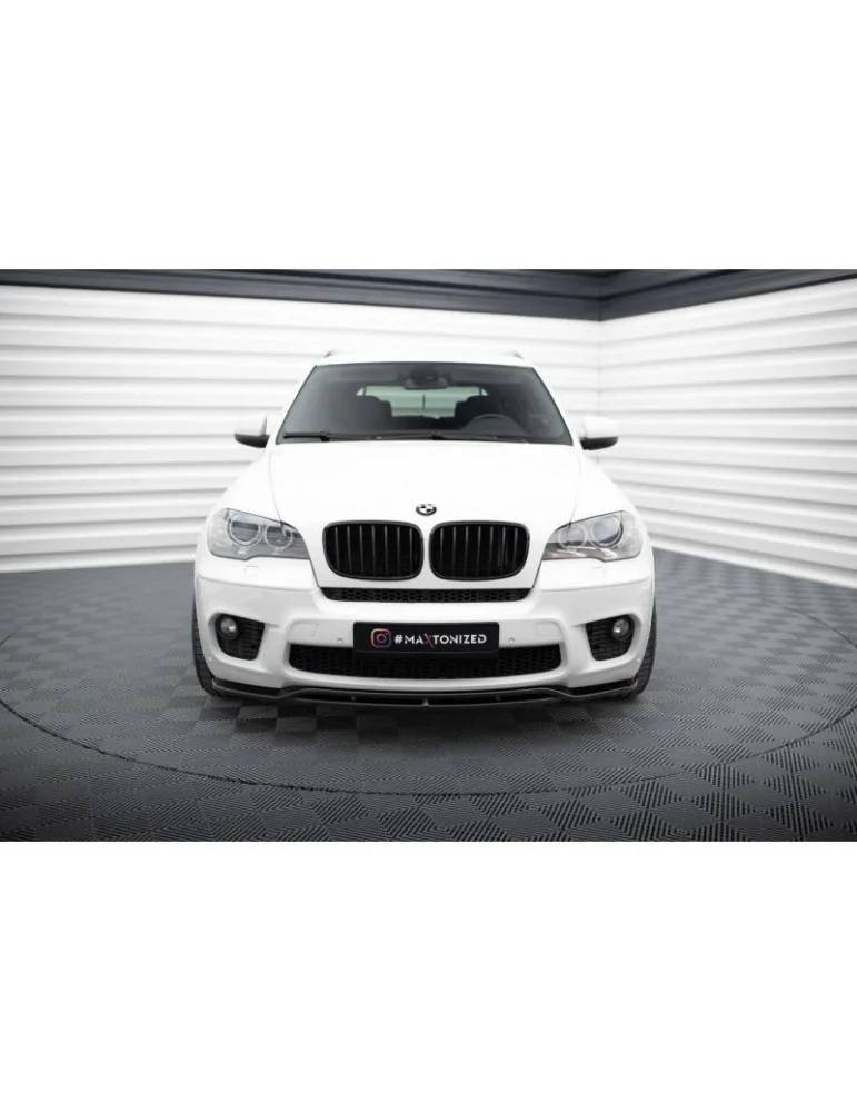 Lame de Pare-chocs Avant / Splitter BMW X5 E70 Facelift M-pack - Maxton