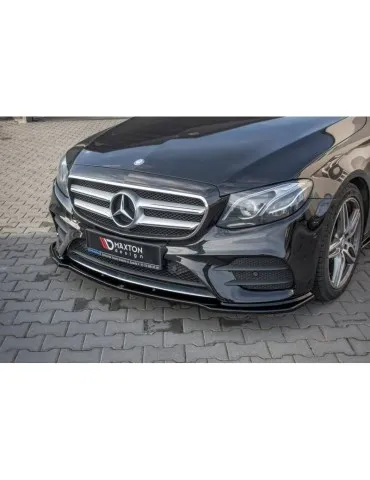 Lame de Pare-chocs Avant / Splitter MERCEDES-BENZ E43 AMG / AMG-Line W213 - Maxton