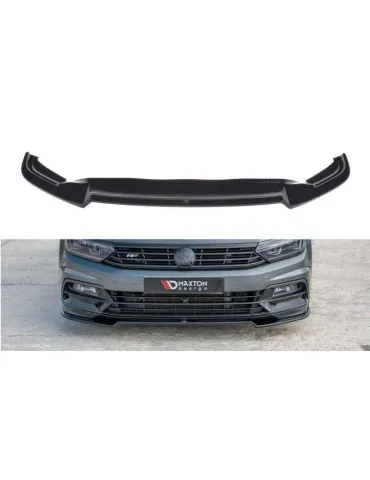 Lame de Pare-chocs Avant / Splitter V.2 VOLKSWAGEN PASSAT R-Line B8 - Maxton