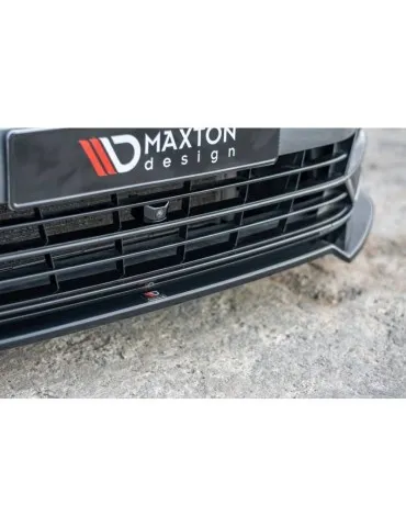 Lame de Pare-chocs Avant / Splitter V.2 VOLKSWAGEN PASSAT R-Line B8 - Maxton