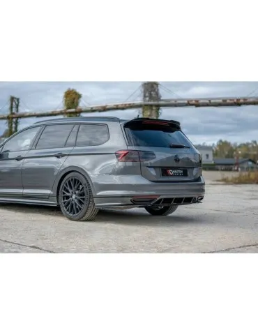 Lame / Diffuseur du Pare-chocs Arrière VOLKSWAGEN PASSAT R-Line B8 - Maxton