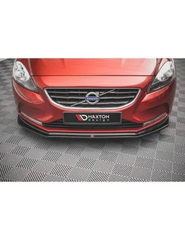 Lame de Pare-chocs Avant / Splitter VOLVO V40 - Maxton