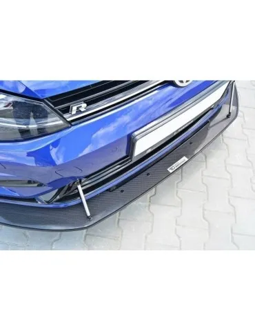 Lame de Pare-chocs Hybrid sport Avant VW GOLF 7 R / R-Line Facelift ABS - Maxton