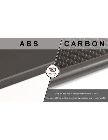 Lame de Pare-chocs Hybrid sport Avant VW GOLF 7 R / R-Line Facelift ABS - Maxton