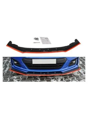 Lame de Pare-chocs Avant / Splitter V.4 SUBARU BRZ Facelift   + - Maxton