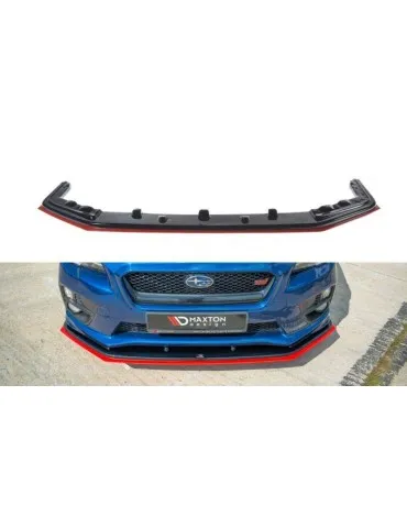Lame de Pare-chocs Avant / Splitter V.4 SUBARU WRX STI + - Maxton