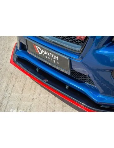 Lame de Pare-chocs Avant / Splitter V.4 SUBARU WRX STI   + - Maxton