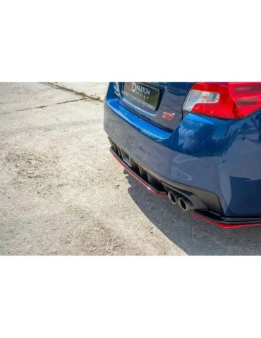 Diffuseur central Arrière V.2 SUBARU WRX STI  + - Maxton