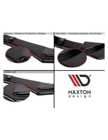 Lame de Pare-chocs Arrière V.4 SEAT LEON CUPRA MK3 FL Sportstourer   + - Maxton