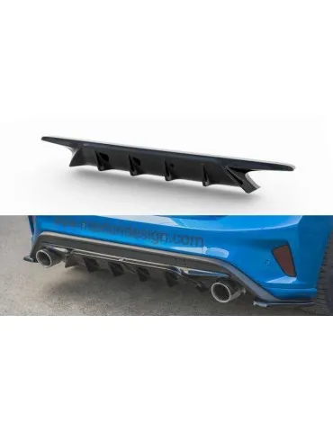 Lame / Diffuseur du Pare-chocs Arrière V.2 FORD FOCUS ST Mk4 - Maxton