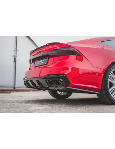 Lame / Diffuseur du Pare-chocs Arrière AUDI S7 C8 - Maxton