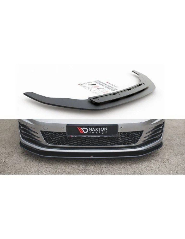 sport Durabilité Lame de Pare-chocs Avant / Splitter VW GOLF 7 GTI - Maxton