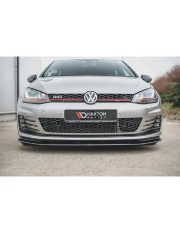 sport Durabilité Lame de Pare-chocs Avant / Splitter VW GOLF 7 GTI - Maxton