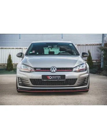 sport Durabilité Lame de Pare-chocs Avant / Splitter VW GOLF 7 GTI - Maxton