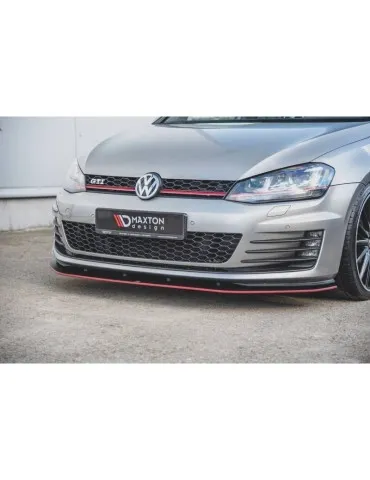 sport Durabilité Lame de Pare-chocs Avant / Splitter VW GOLF 7 GTI - Maxton