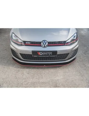 sport Durabilité Lame de Pare-chocs Avant / Splitter VW GOLF 7 GTI - Maxton