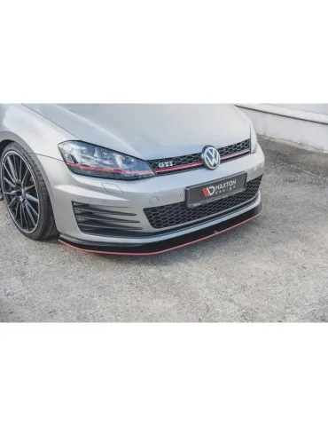 sport Durabilité Lame de Pare-chocs Avant / Splitter VW GOLF 7 GTI - Maxton