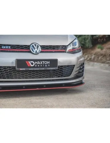 sport Durabilité Lame de Pare-chocs Avant / Splitter VW GOLF 7 GTI - Maxton